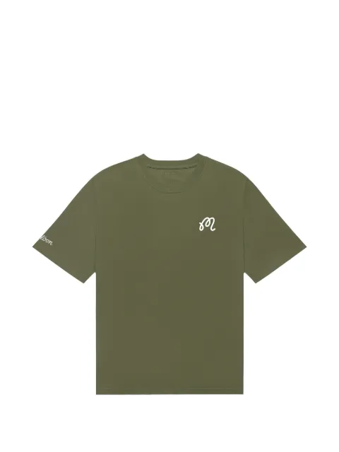 Malbon Golf Bermuda logo-embroidered T-shirt