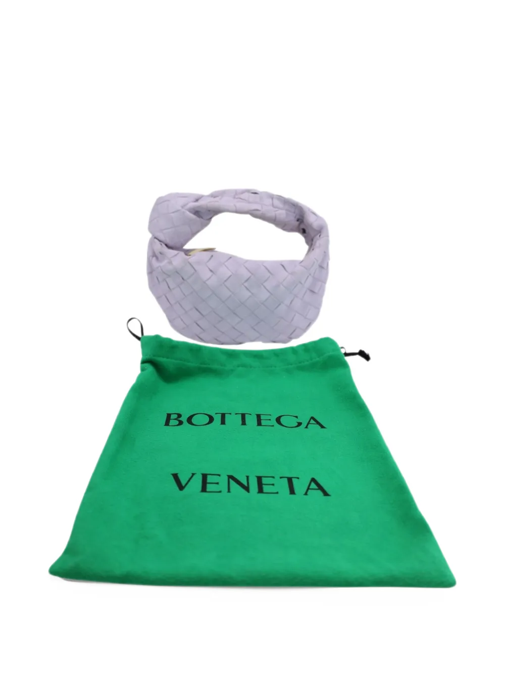 Bottega Veneta Pre-Owned Intrecciato knot shoulder bag - Viola