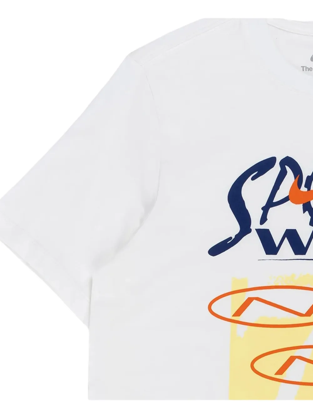 Nike Futura graphic-print T-shirt Wit