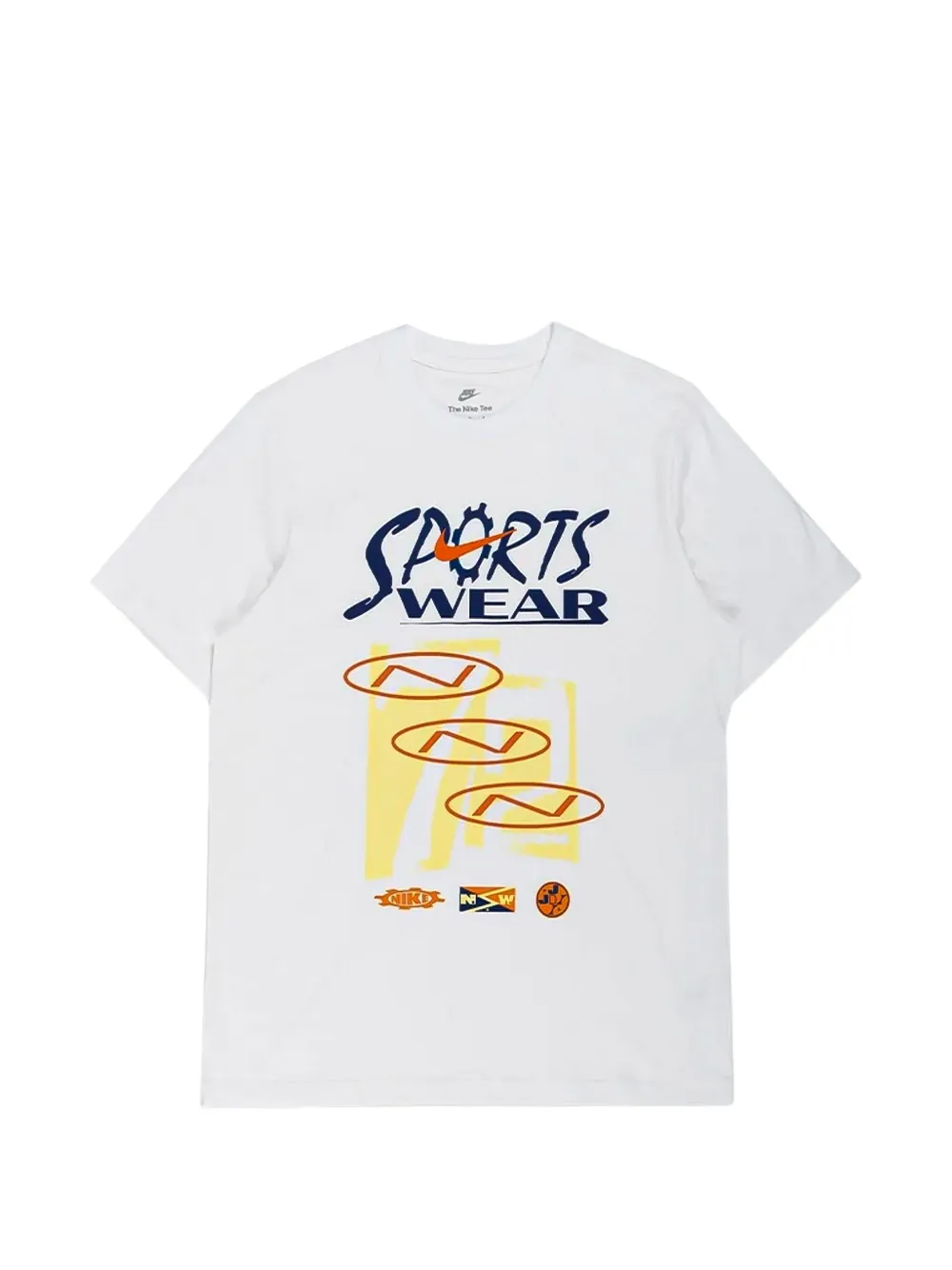 Nike Futura graphic-print T-shirt Wit