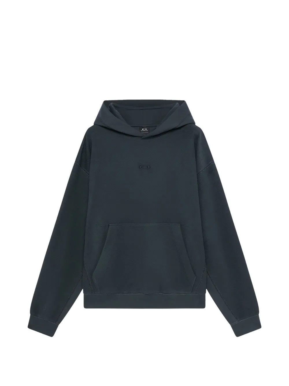 Oakley Dual logo-embroidered jersey hoodie Grijs