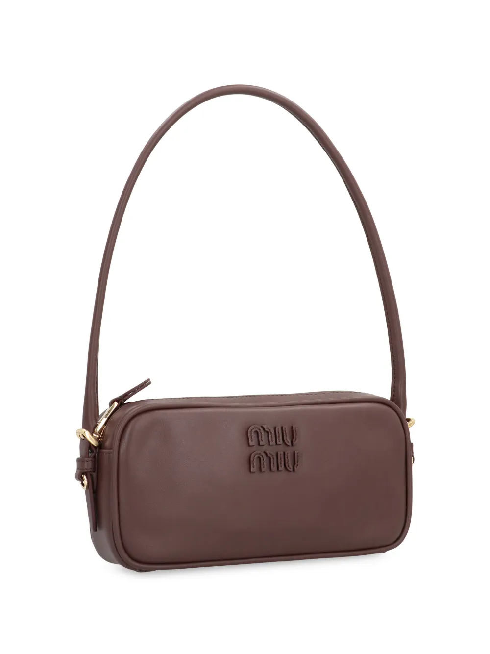 Miu Miu leather pouch shouder bag - Marrone