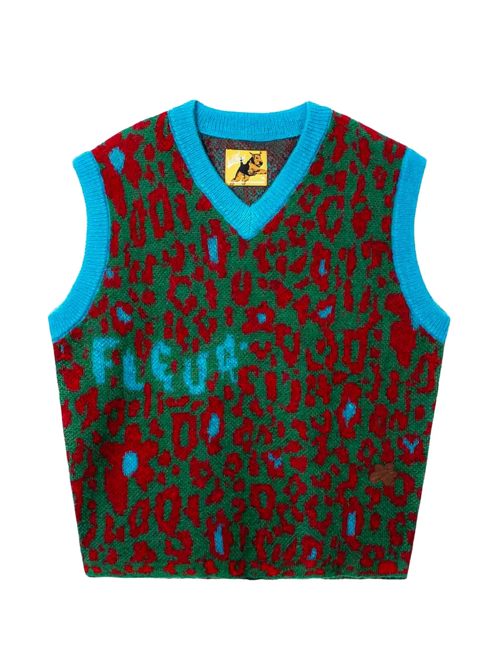 GOLF le FLEUR* Fleur Camo sleeveless sweater - Verde