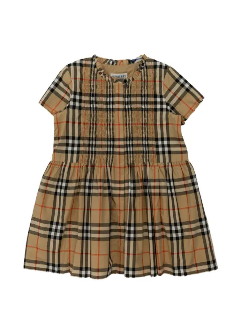 Burberry Kids ternet smock-kjole