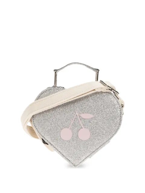 Bonpoint Mariha glitter-effect cherry-print bag