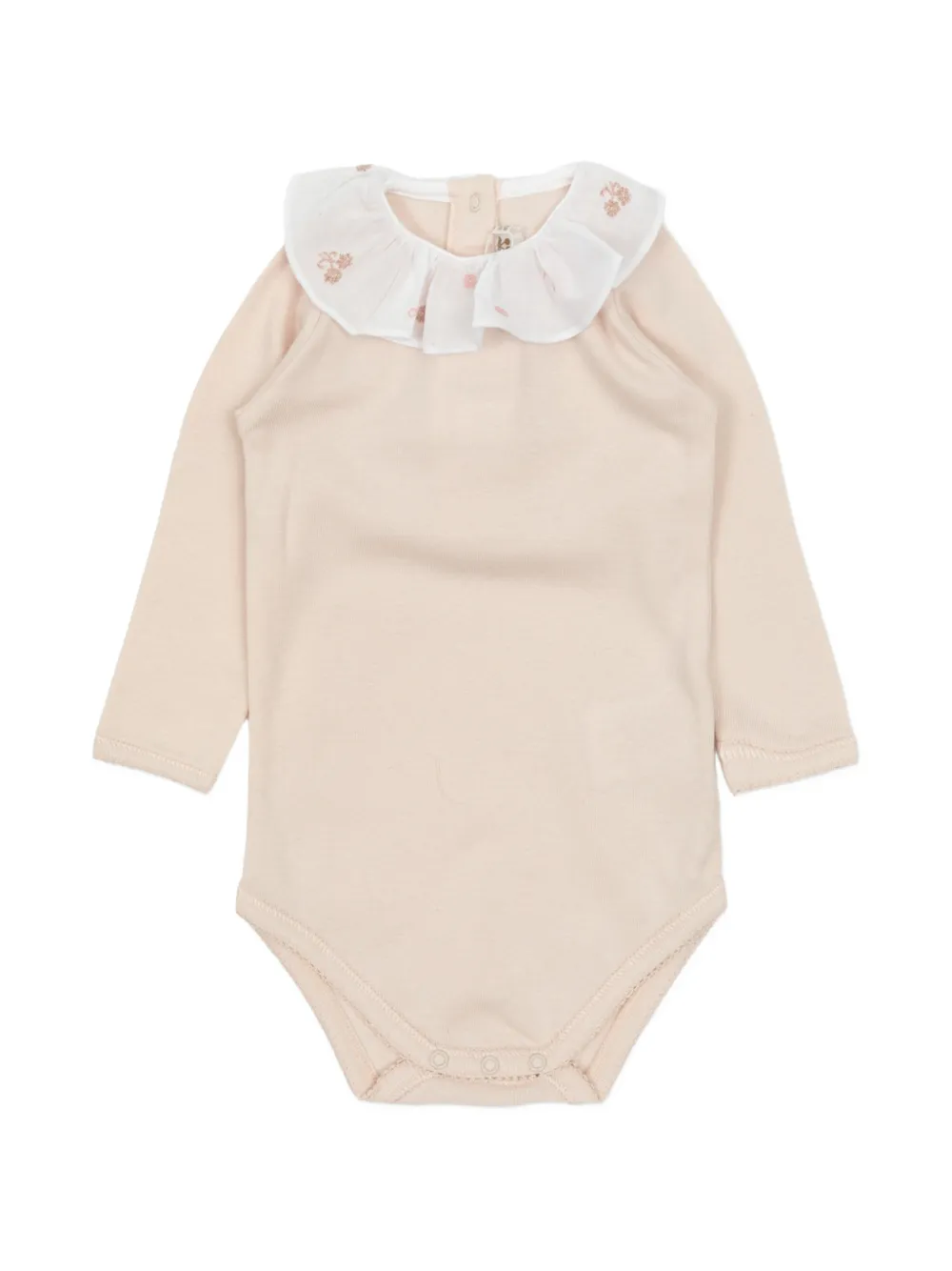 Bonpoint June ruffled body - Rosa