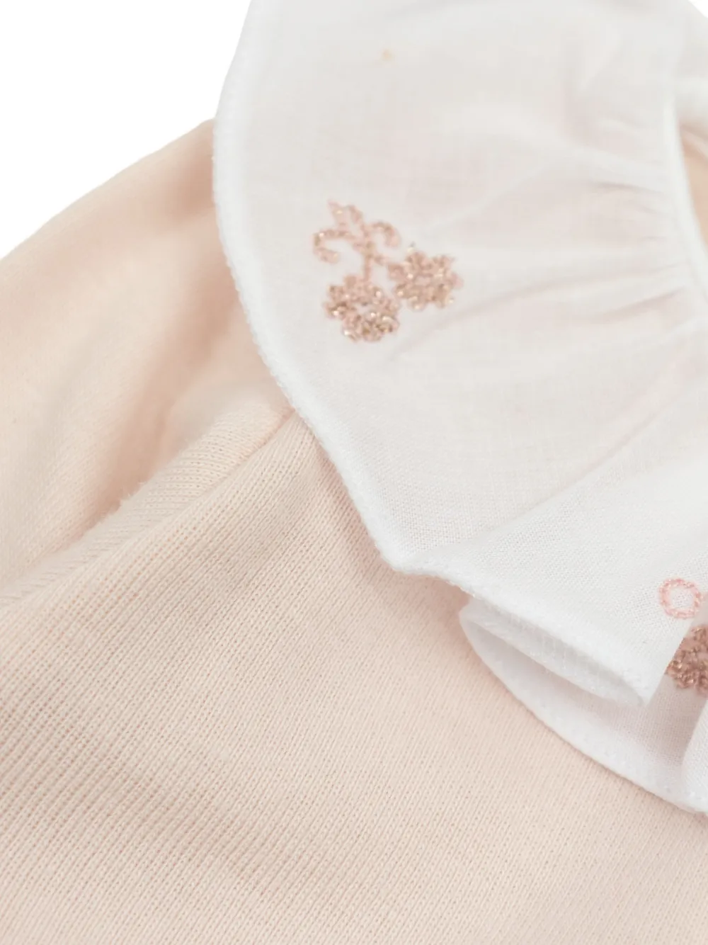 Bonpoint June ruffled body Roze