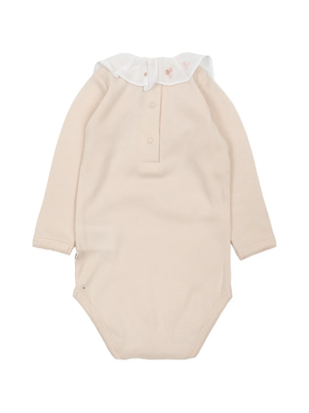 Bonpoint June ruffled body Roze