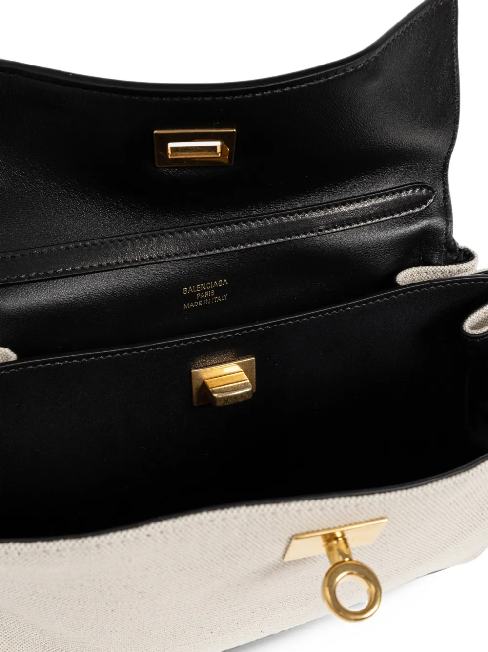 Balenciaga Rodeo handbag small in beige black