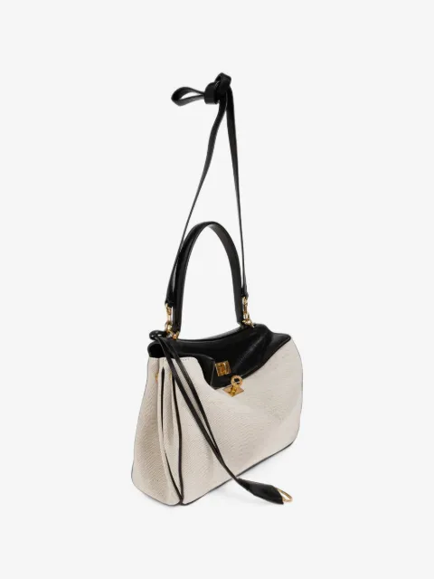Rodeo handbag small in beige/black