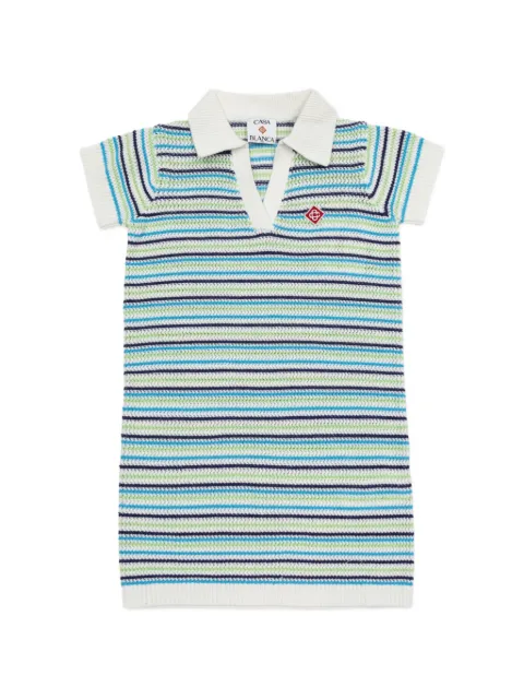 CASABLANCA KIDS stripe short-sleeve dress