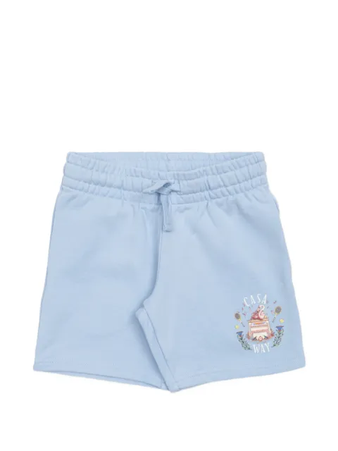 CASABLANCA KIDS Casa Way logo-print shorts
