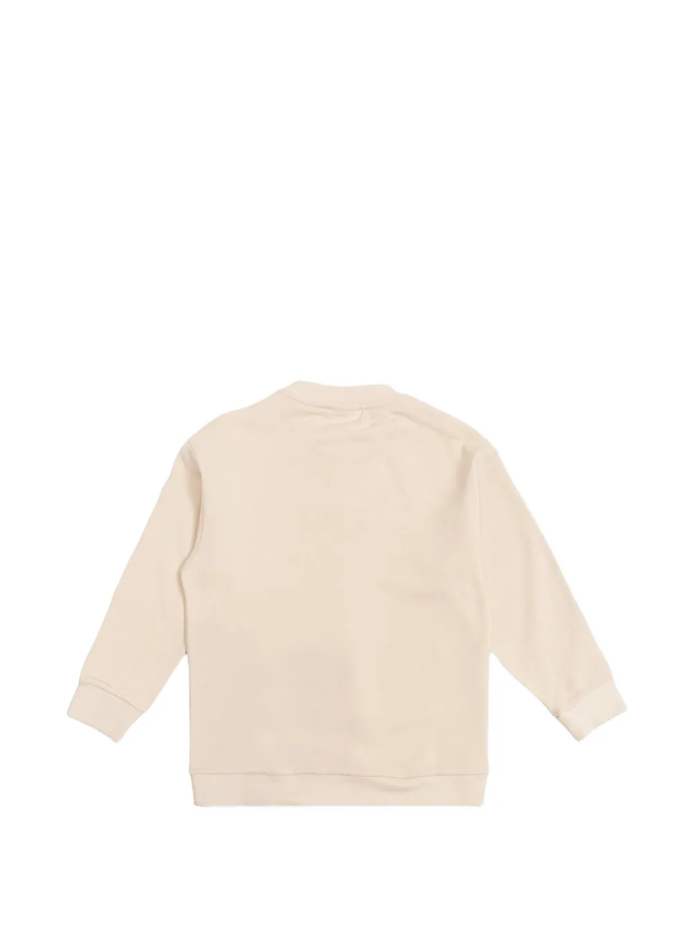 Fendi Kids logo-embroidered sweatshirt Beige