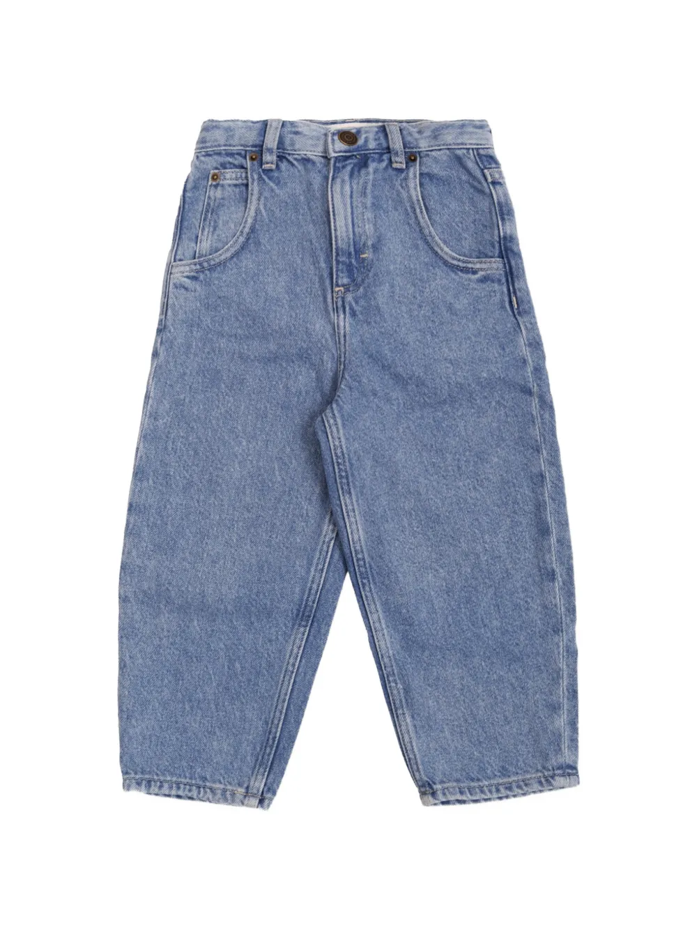 American Vintage Kids Joybird relaxed-fit jeans Blauw