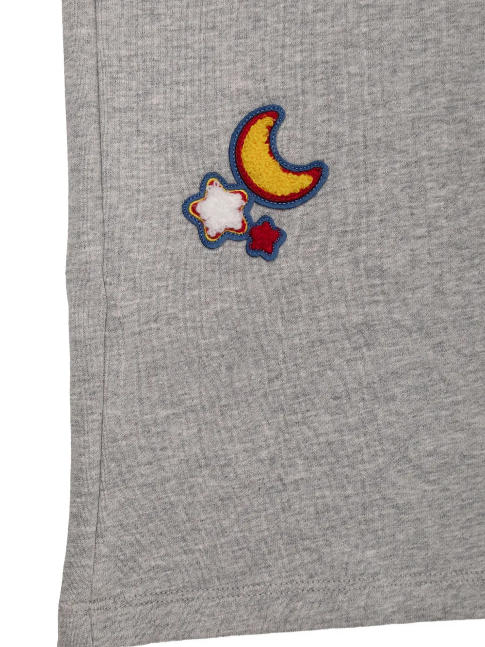 Stella McCartney Kids patch-detail cotton tracksuit Grijs