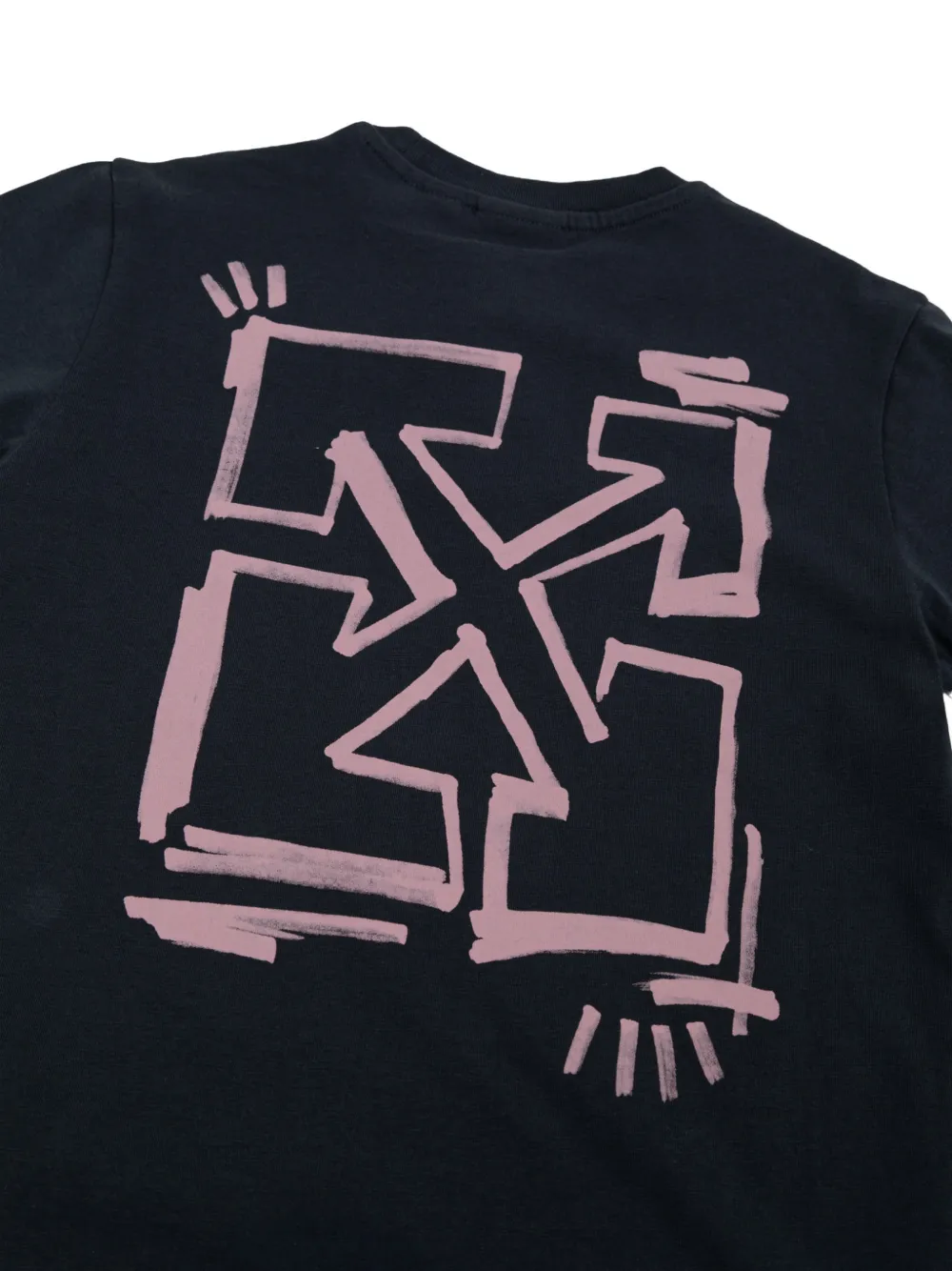 Off-White Kids T-shirt met pijlprint Blauw