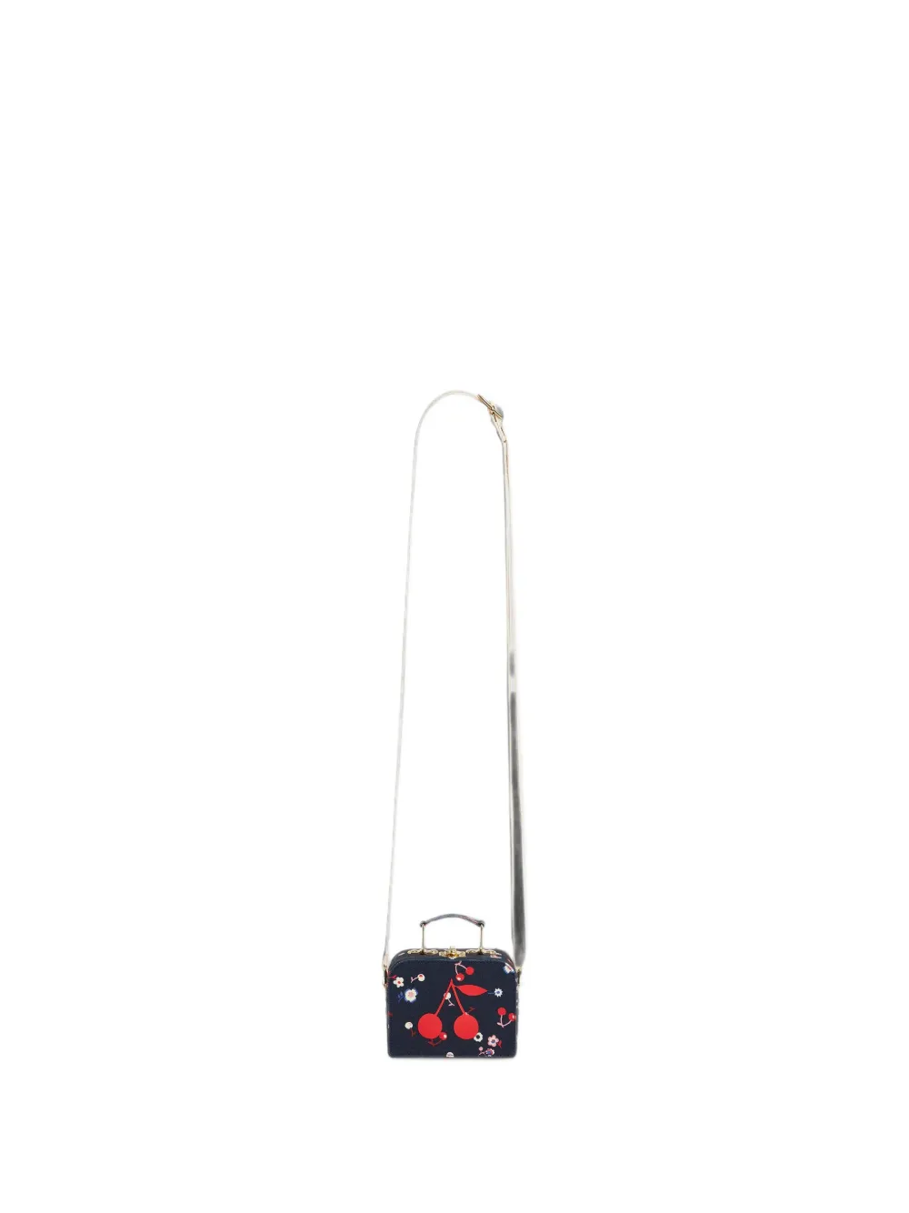 Bonpoint Aimane cherry-print shoulder bag - Blau