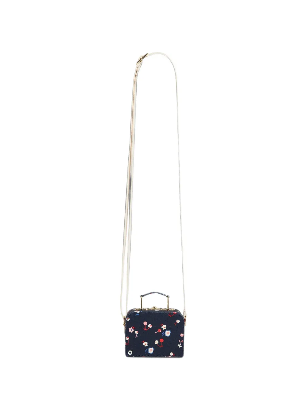 Bonpoint Aimane cherry-print shoulder bag Blauw