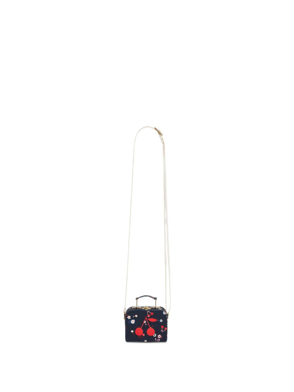 Bonpoint Aimane cherry-print shoulder bag - Blu