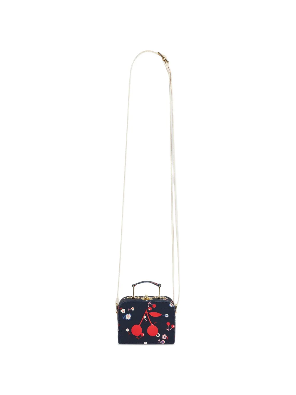 Bonpoint Aimane cherry-print shoulder bag - Blu