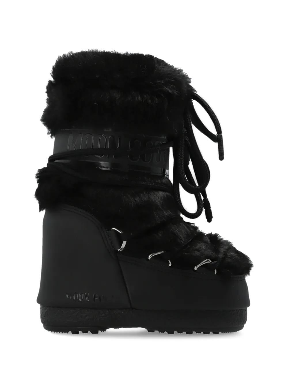 Moon Boot Kids Icon faux-fur snow boots - Nero