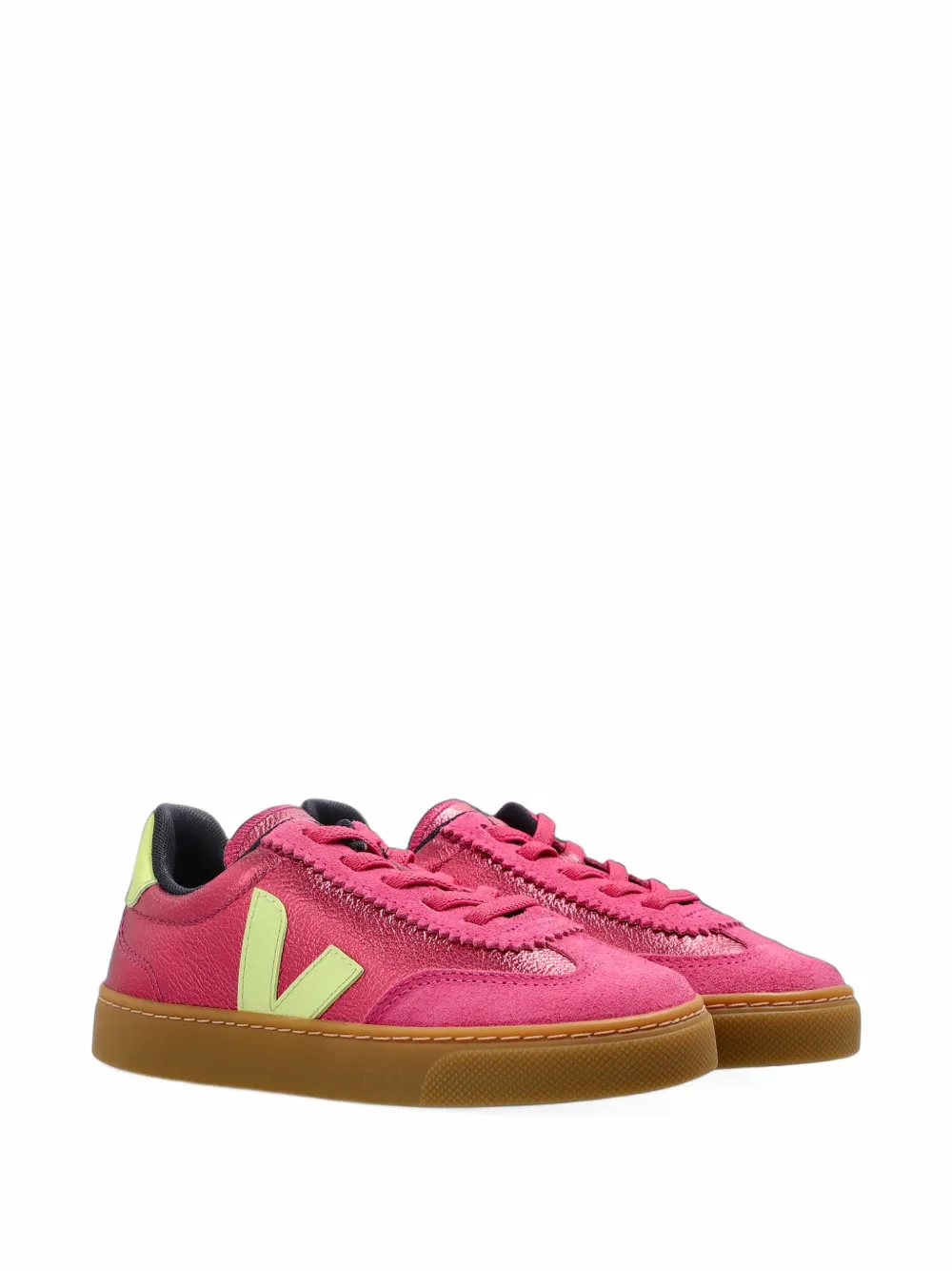 VEJA Kids Volley lace-up sneakers - Rosa