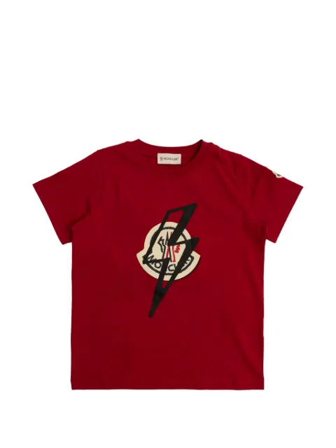 Moncler Enfant lightning bolt-print T-shirt