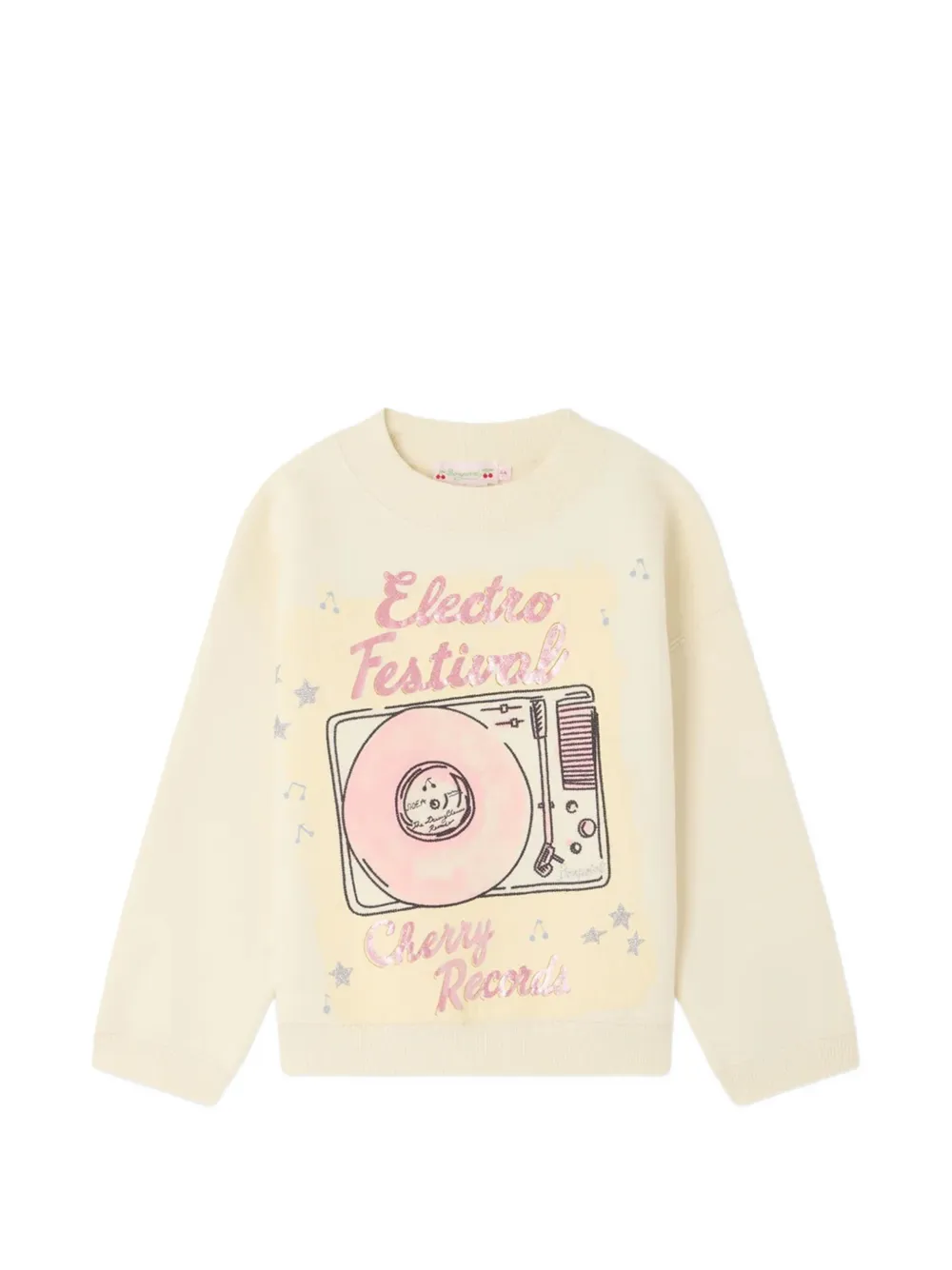Bonpoint Bart graphic-print sweatshirt - Gelb