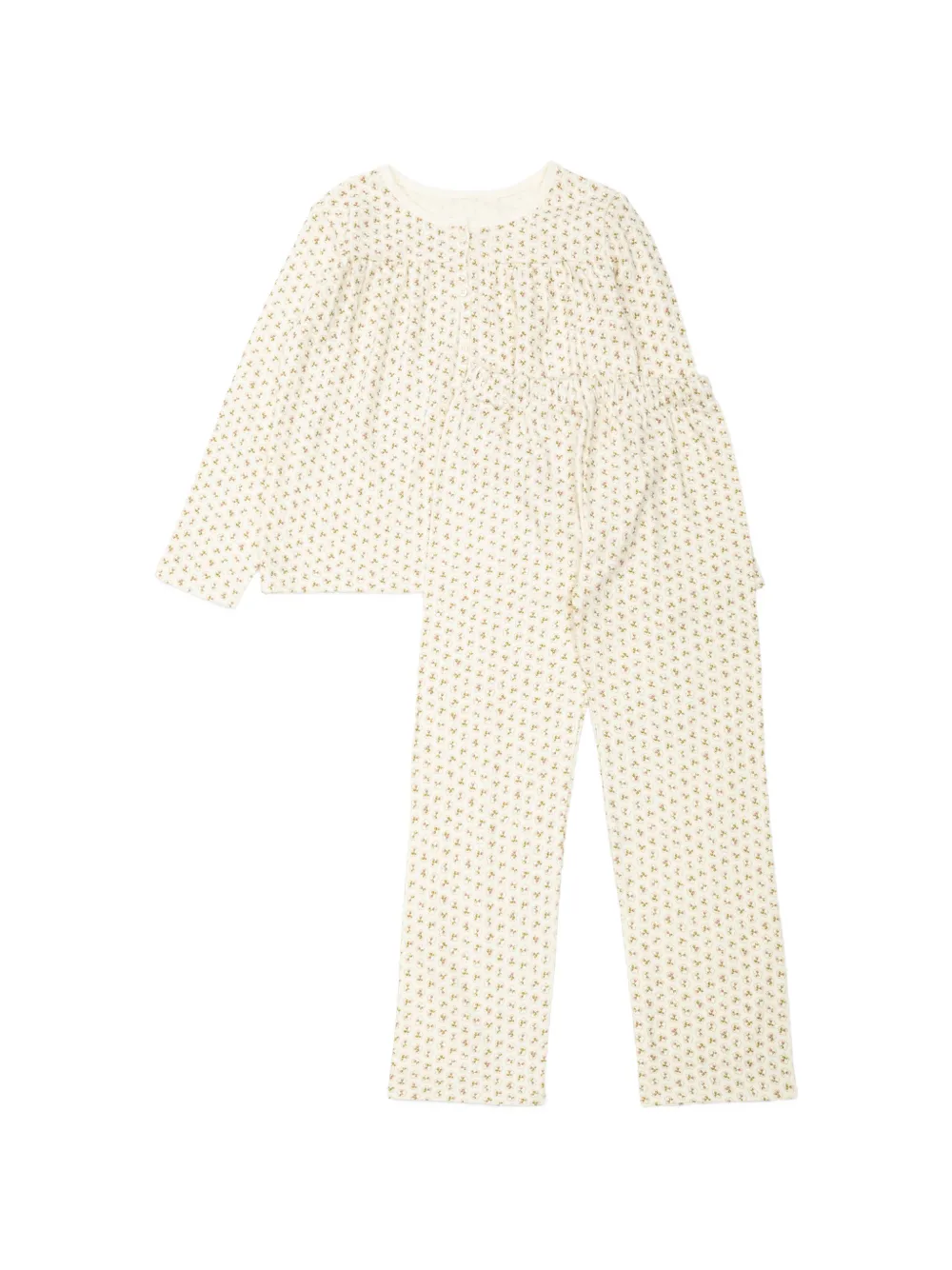 Bonpoint Bellina cherry-print pyjamas - Nude