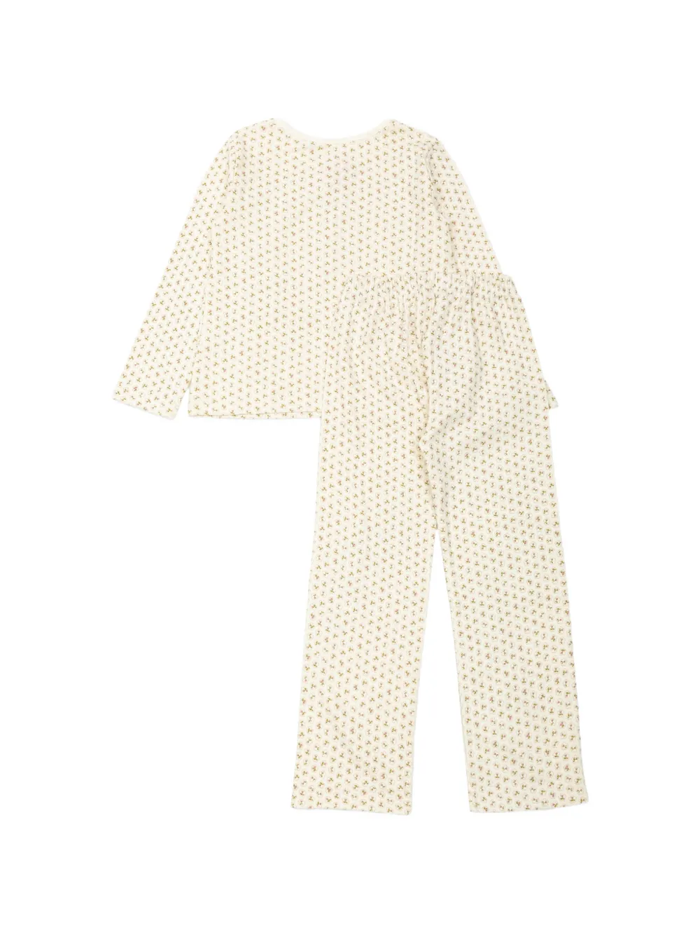 Bonpoint Bellina cherry-print pyjamas Beige