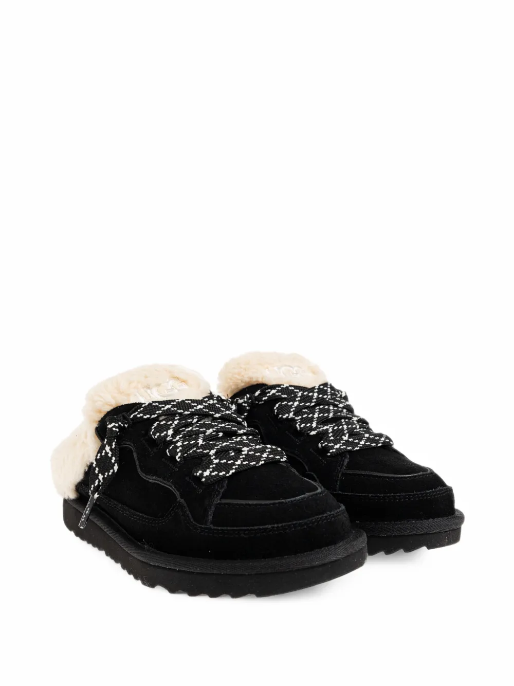 UGG Kids Lowmel shearling-lined loafer - Nero
