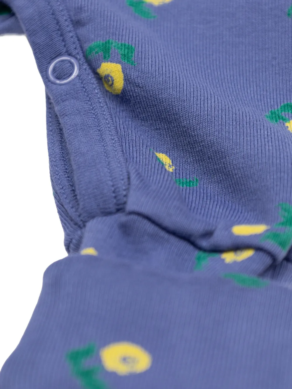 Bobo Choses Stamp Bloom floral-print babywear set Blauw