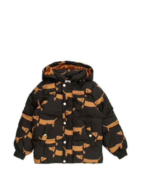 Mini Rodini dachshund-print padded jacket