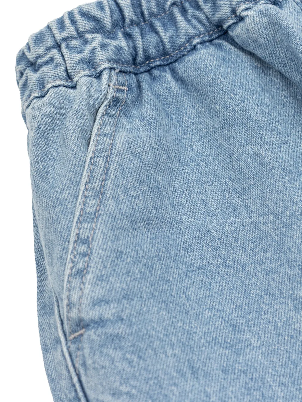 Bobo Choses embroidered logo jeans Blauw