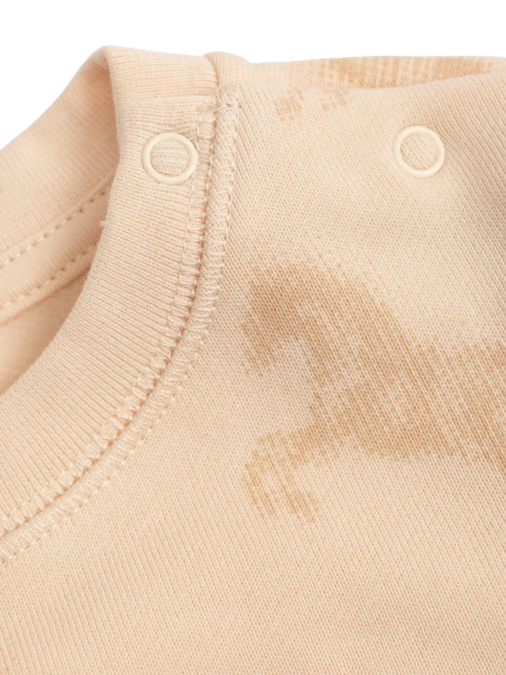 Stella McCartney Kids horse-print tracksuit set Beige