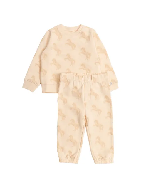 Stella McCartney Kids chándal con caballo estampado