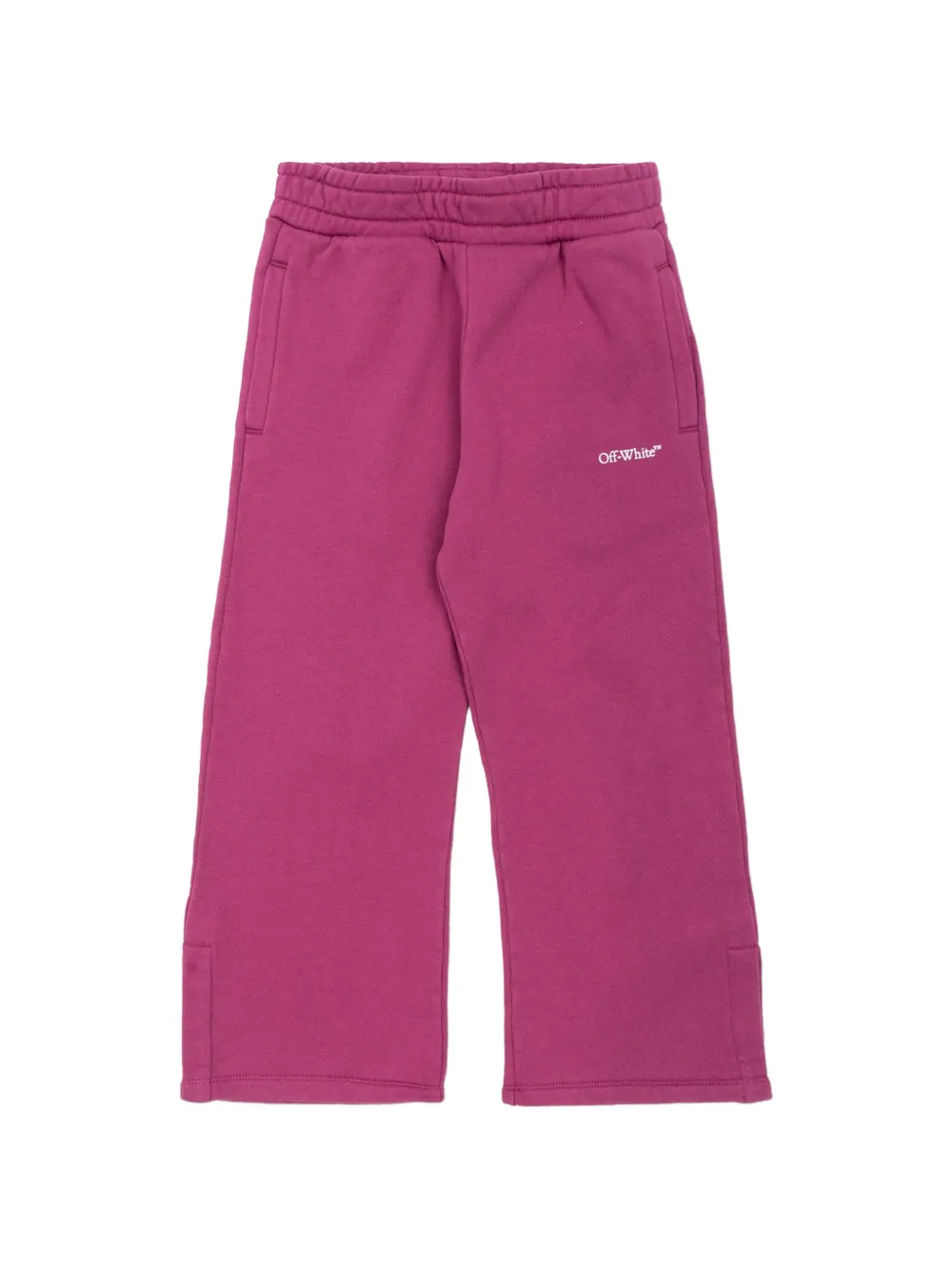 Off-White Kids logo-print straight-leg track pants Roze