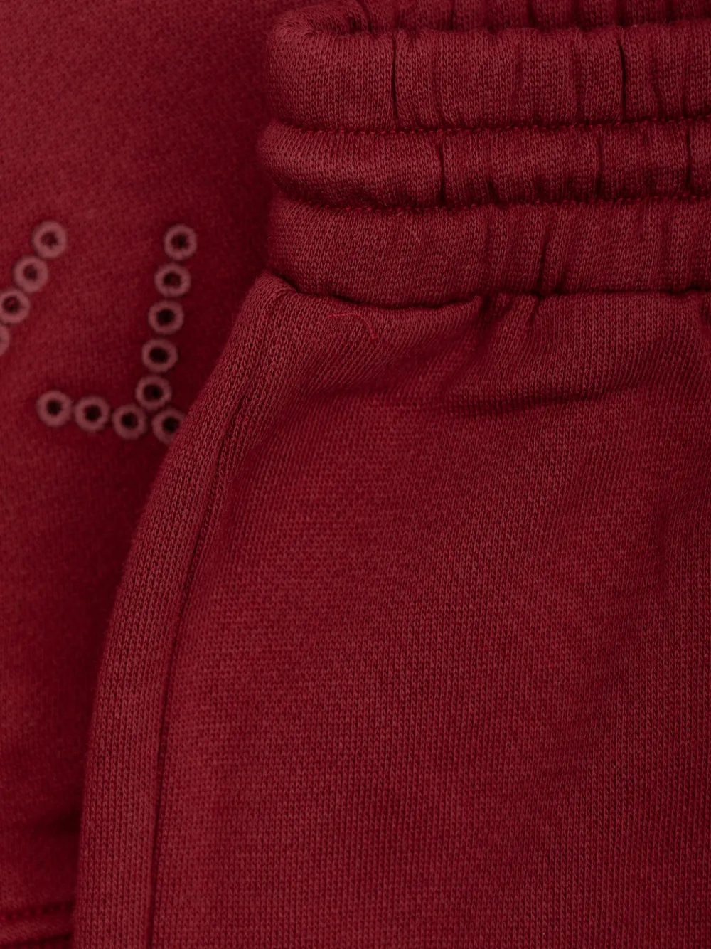 Stella McCartney Kids logo-embroidered tracksuit set Rood