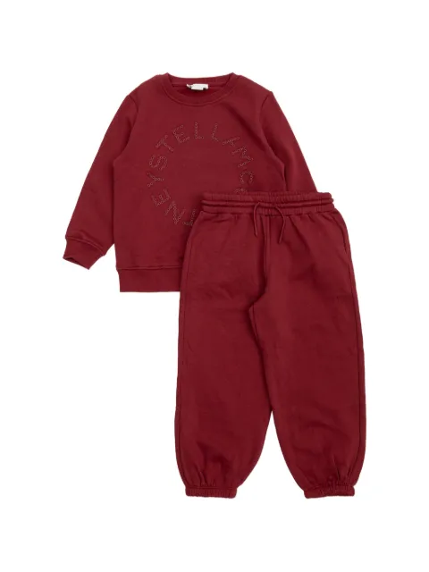 Stella McCartney Kids chándal con logo bordado