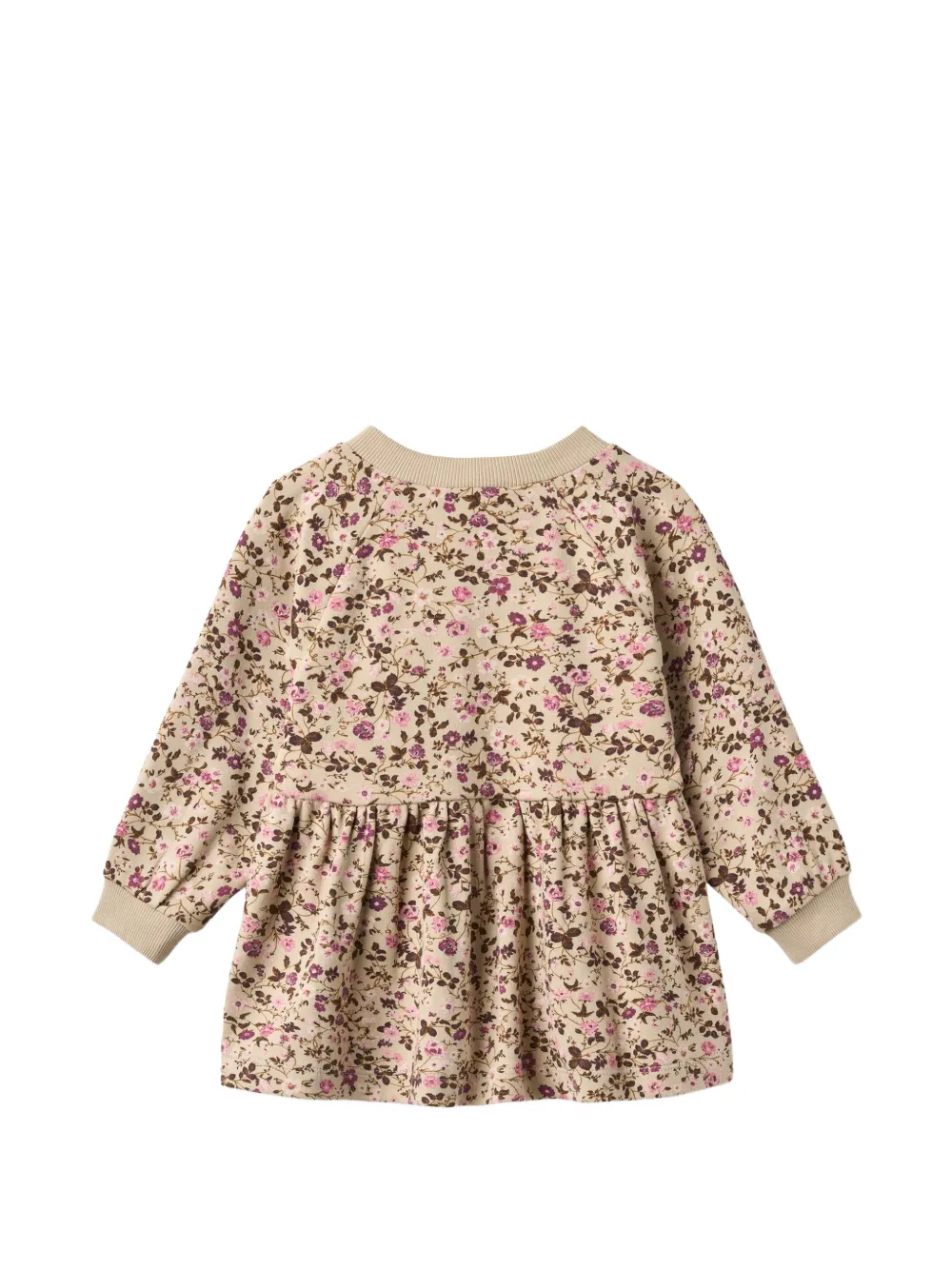 WHEAT Dorthea jurk met bloemenprint Beige