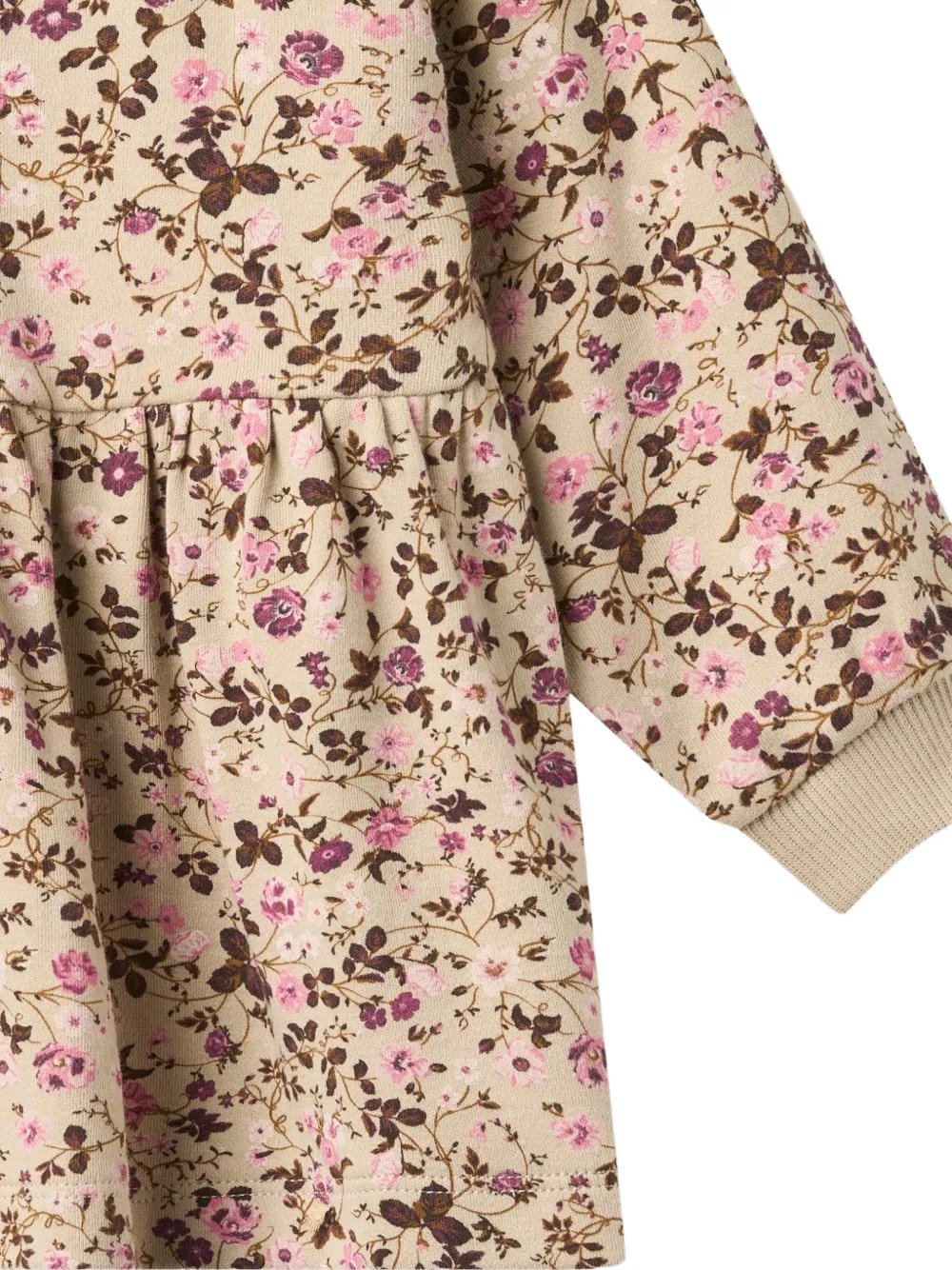 WHEAT Dorthea jurk met bloemenprint Beige