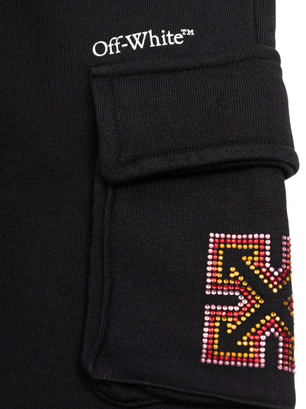 Off-White Kids Cargo broek met logoprint Zwart