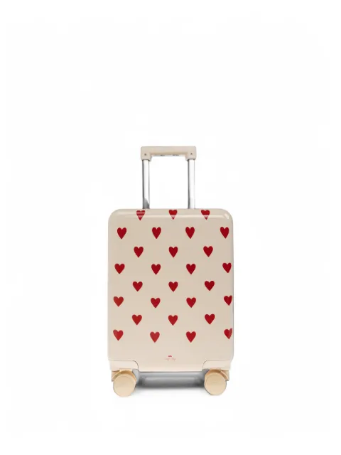 Konges Sløjd heart-print suitcase