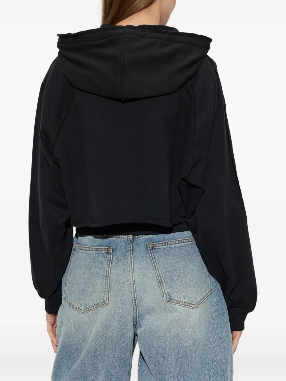 adidas SST double front hoody Zwart