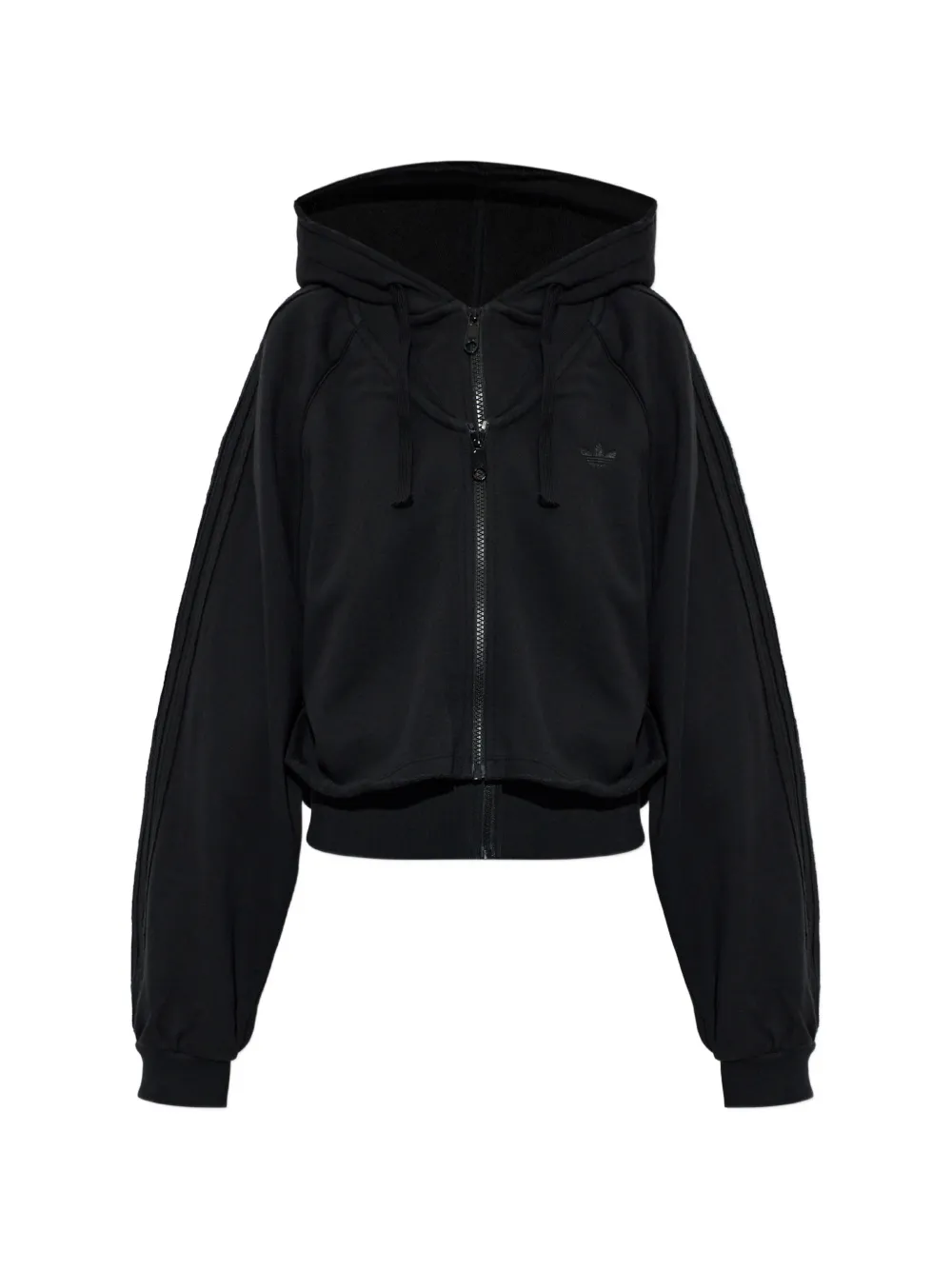 adidas SST double front hoody - Schwarz