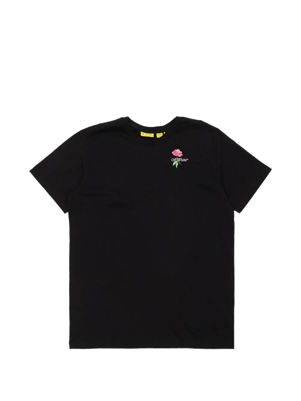 Off-White Kids Arrows floral-print T-shirt - Nero