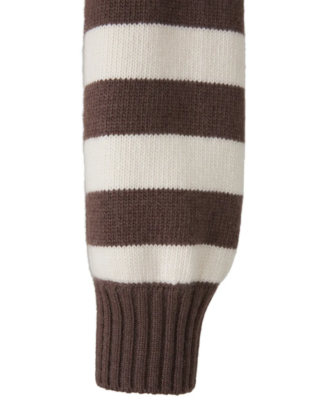 Sporty & Rich striped wool sweater Bruin