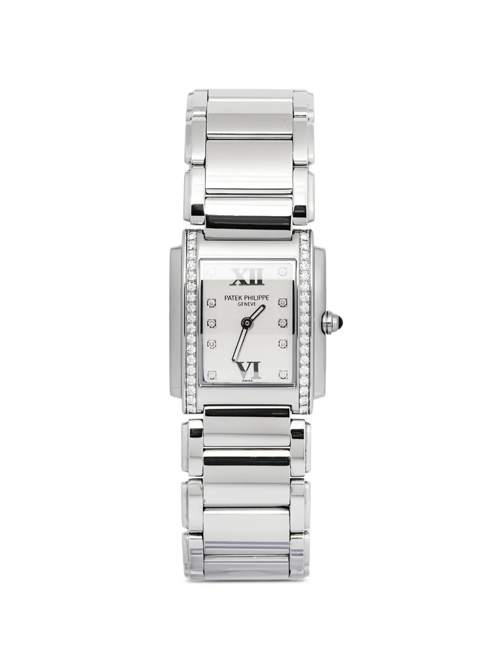 Patek Philippe Pre-Owned Twenty-4 diamond 25mm watch - Bianco