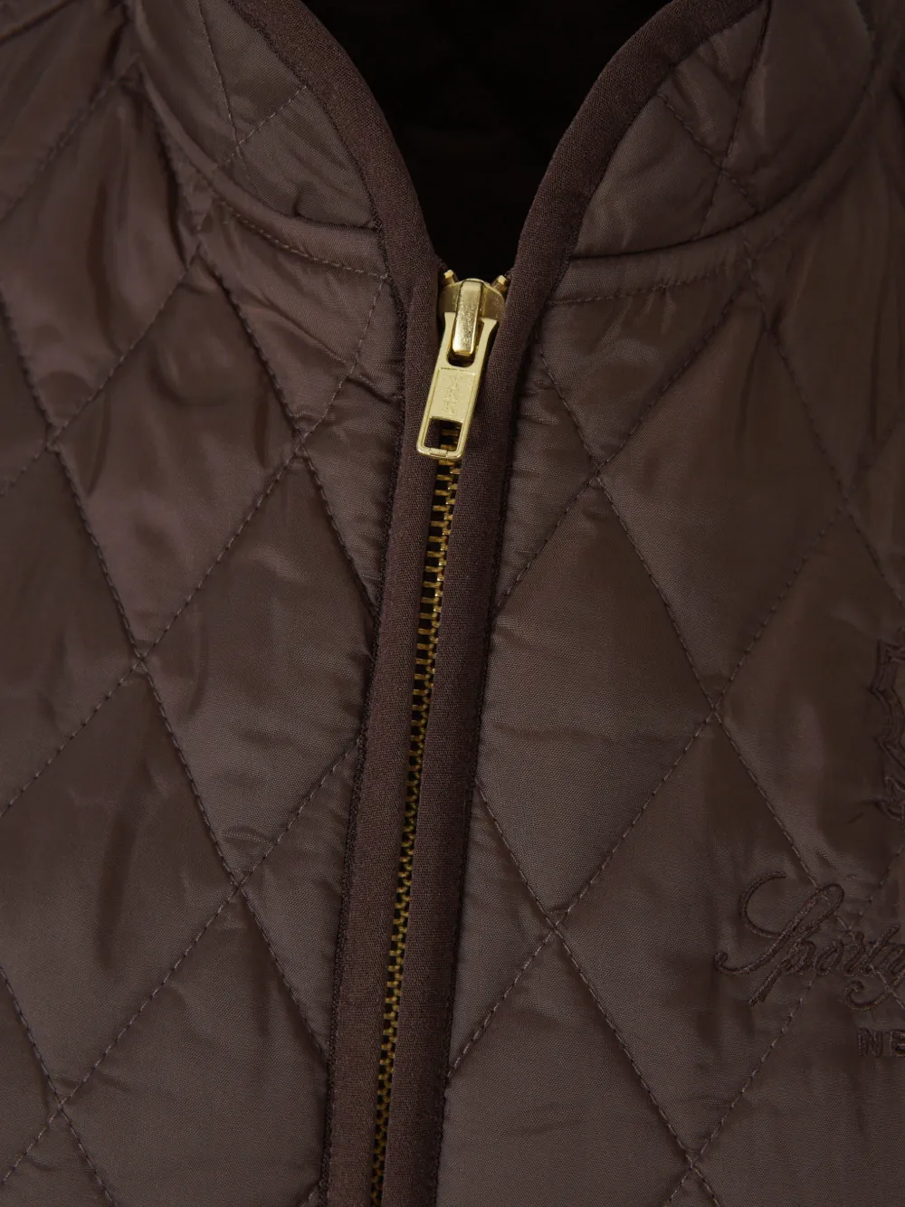 Sporty & Rich quilted gilet Bruin