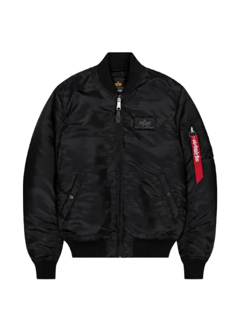 Alpha Industries MA1 VF Emb logo-patch bomber jacket